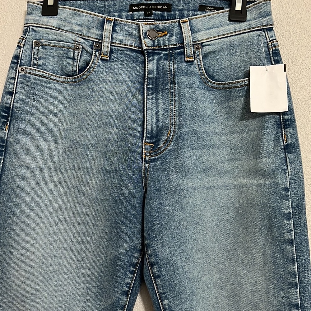 NWT Modern American Emmy High Rise Flare Jeans Size 27 - Picture 13 of 14